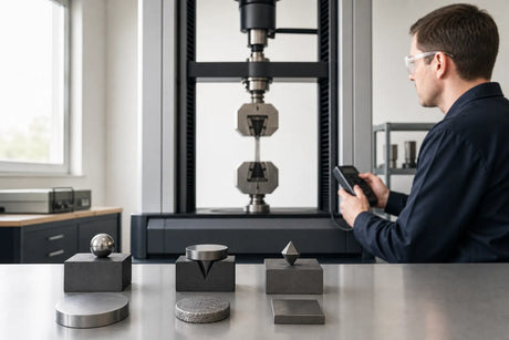 How to compare a universal testing machine across Rockwell, Brinell, and Vickers