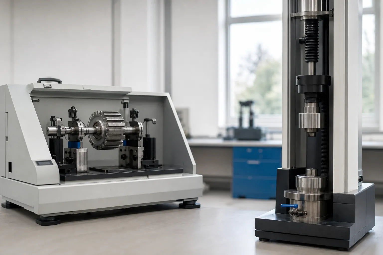 Dynamic balancing machine vs vertical hard-bearing systems