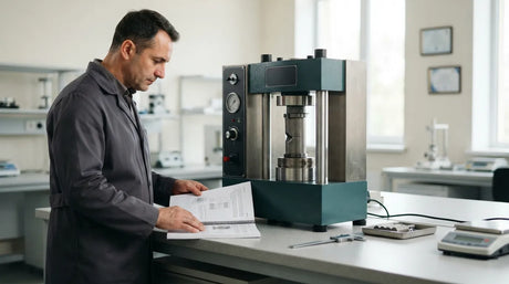 What a complete compression testing machine manual should contain