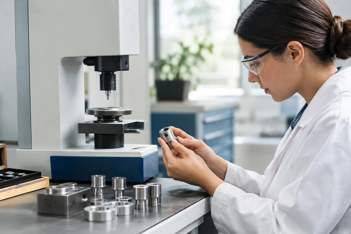 Material testing for precision components