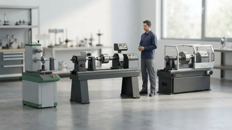 Selecting a balancing machine for accurate rotating-component control