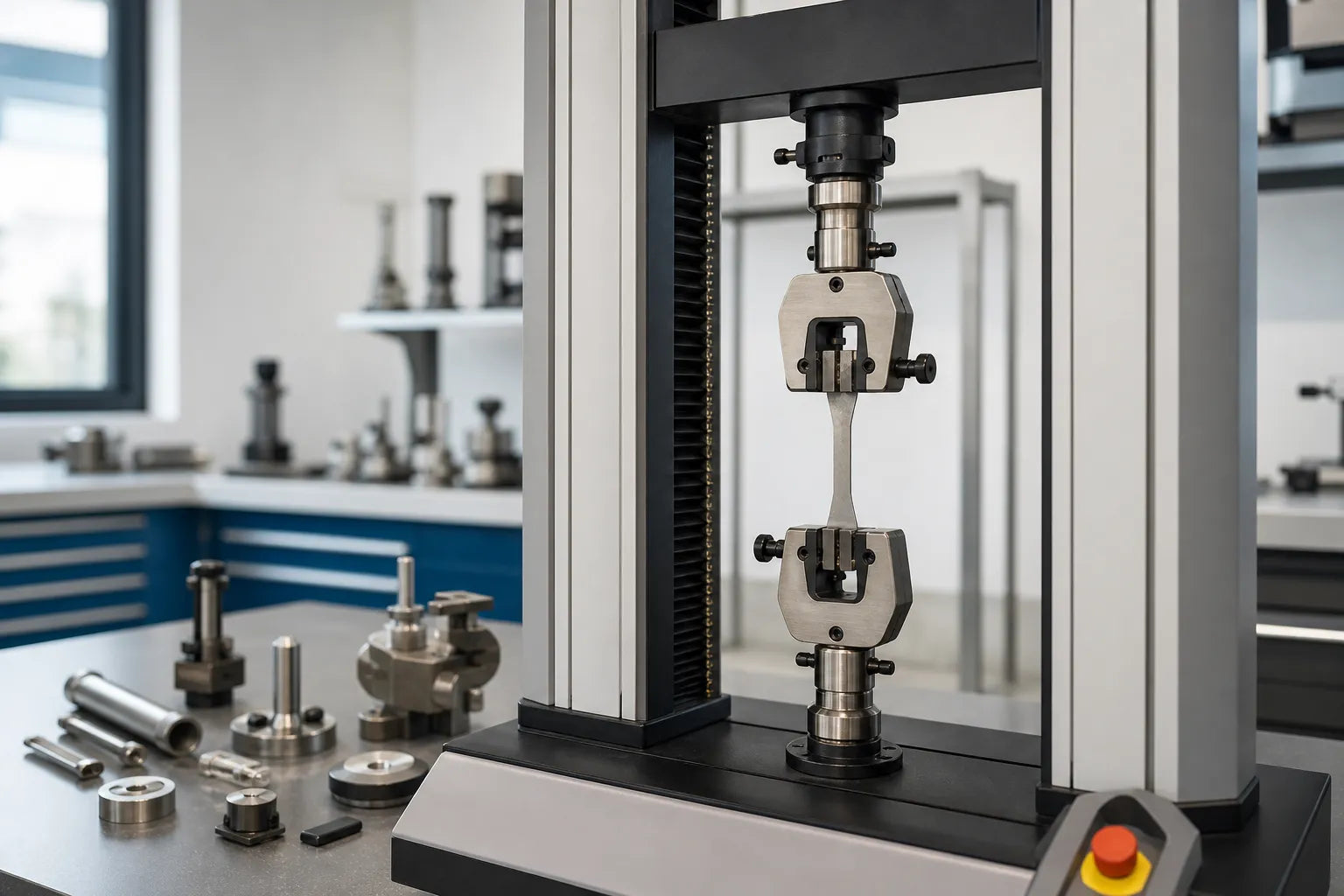 How to set up a universal tensile testing machine correctly