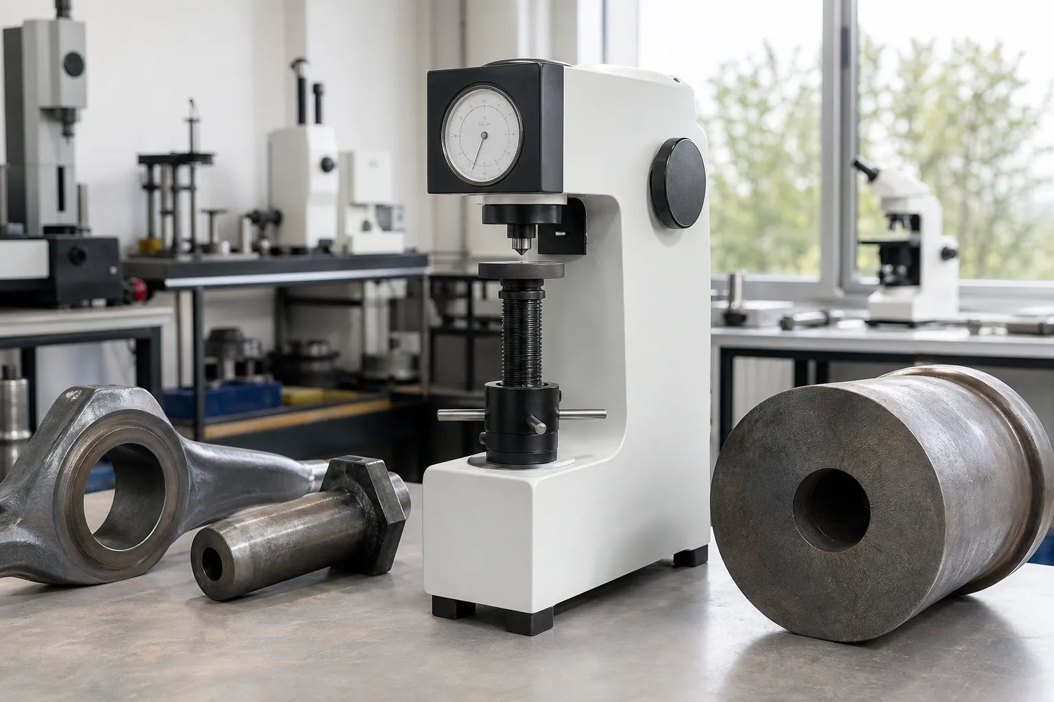 A Brinell hardness test machine checklist for forgings and heavy sections